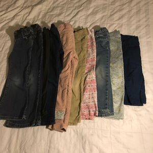 Lot of girls size 4T pants